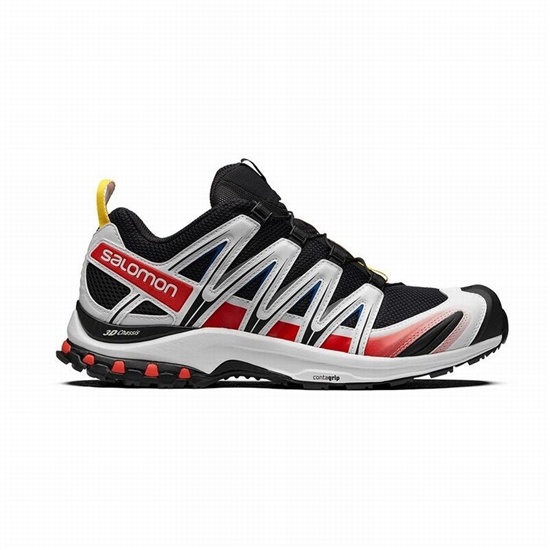 Salomon XA PRO 3D RACING Trailove Bezecke Tenisky Panske Čierne / Biele | 85917WJNM