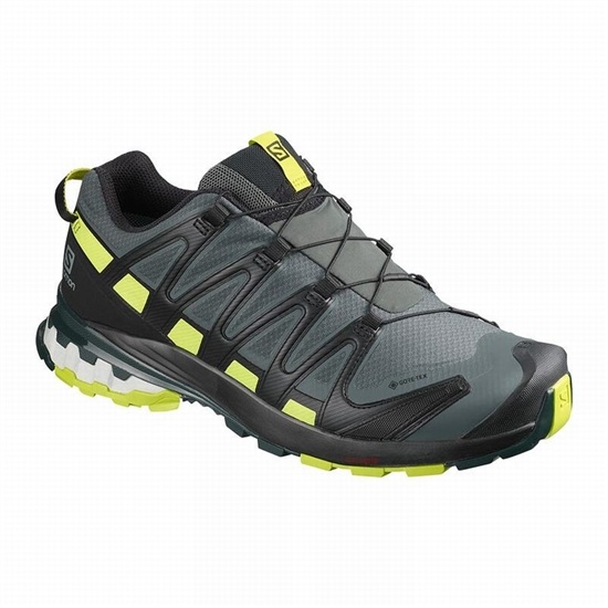 Salomon XA PRO 3D V8 GORE-TEX Turisticke Topanky Panske Čierne / Svetlo Zelene | 78235HJQC