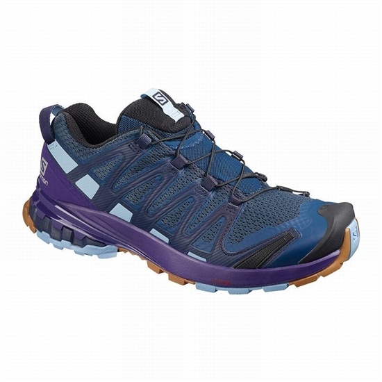 Salomon XA PRO 3D V8 Trailove Bezecke Tenisky Damske Námornícka Modrá / Nachový Indigo | 85739MDQP