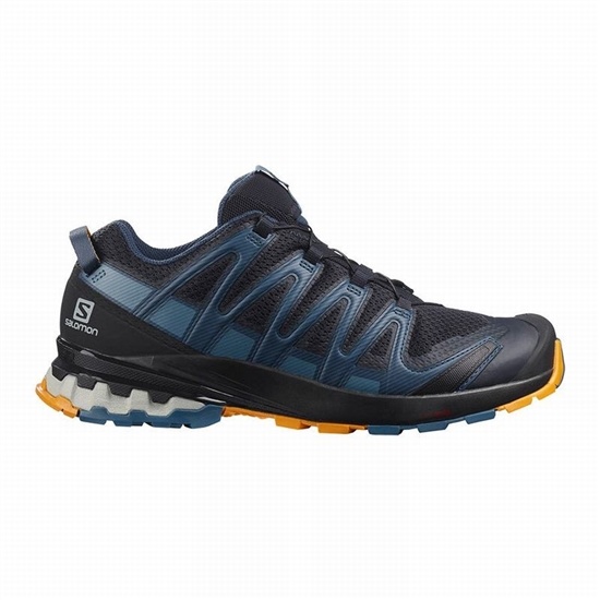 Salomon XA PRO 3D V8 Turisticke Topanky Panske Námornícka Modrá / Modre | 05469NDIK
