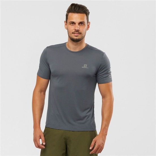 Salomon XA TRAIL Kratke Sleeve Tricko Panske Tmavo | 74105LUAV