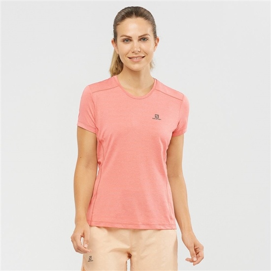 Salomon XA W Kratke Sleeve Tricko Damske Koralove | 29364ZUAQ