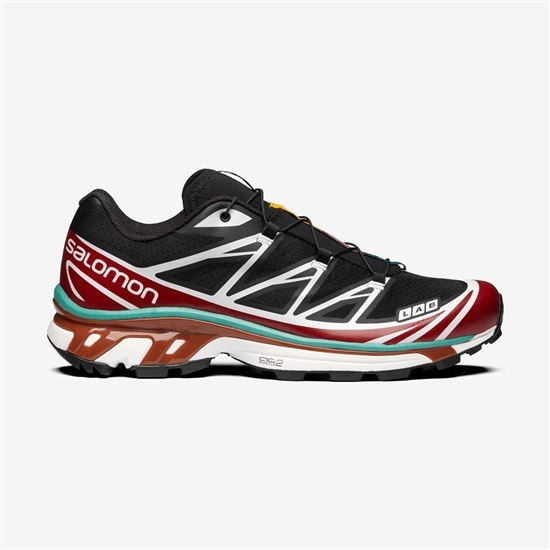 Salomon XT-6 Tenisky Panske Čierne / Červené Oranžové | 01437SKHA