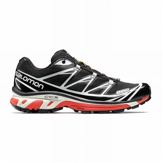 Salomon XT-6 Trailove Bezecke Tenisky Panske Čierne / Červené | 37410YDUF