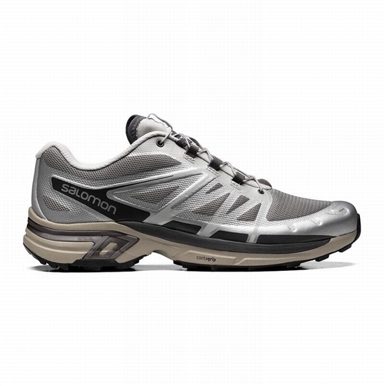 Salomon XT-WINGS 2 Trailove Bezecke Tenisky Panske Strieborne / Siva | 48025SFNP