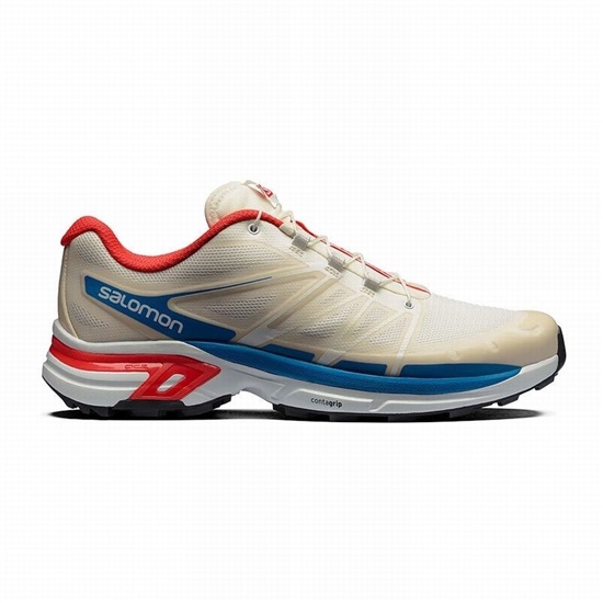 Salomon XT-WINGS 2 Trailove Bezecke Tenisky Panske Béžové / Červené | 80371UNID
