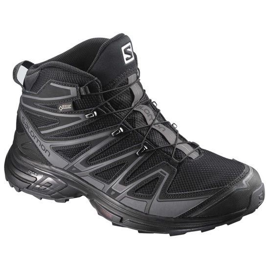 Salomon X-CHASE MID GTX W Turisticke Topanky Damske Čierne | 94136KQVM