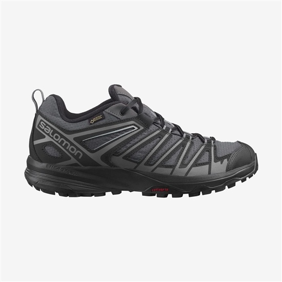 Salomon X CREST GORE-TEX Turisticke Topanky Panske Čierne | 09413SFKO