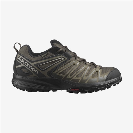 Salomon X CREST GORE-TEX Turisticke Topanky Panske Hnede | 37190KLDT