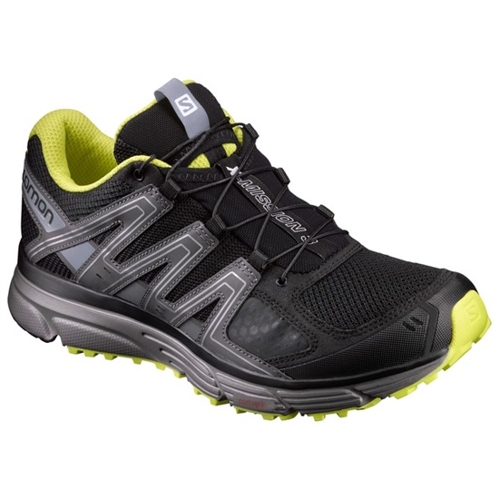 Salomon X-MISSION 3 Trailove Bezecke Tenisky Panske Čierne / Strieborne | 41790QBWC