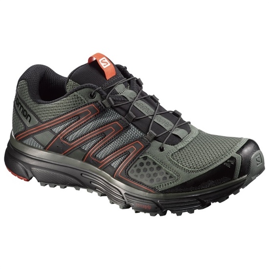 Salomon X-MISSION 3 Trailove Bezecke Tenisky Panske Olivovo Zelená / Čierne | 50923UWSB
