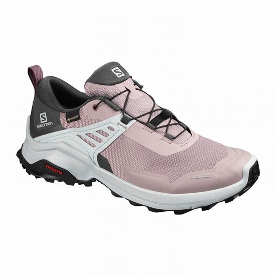 Salomon X RAISE GORE-TEX Turisticke Topanky Damske Ruzove | 07216RHKC