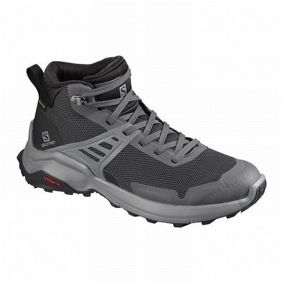 Salomon X RAISE MID GORE-TEX Turisticke Topanky Damske Tmavo Modre / Čierne | 57806TNES