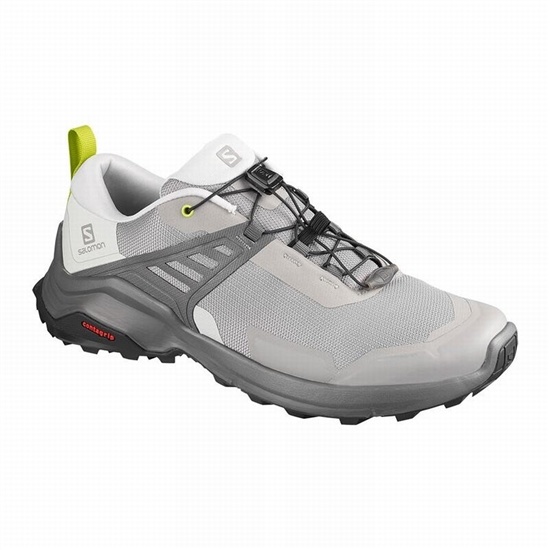Salomon X RAISE Turisticke Topanky Panske Siva / Svetlo Zelene | 79351MIUH