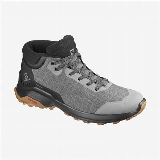 Salomon X REVEAL CHUKKA CLIMASALOMON WATERPROOF Zimne Topanky Panske Čierne | 67410FRYW