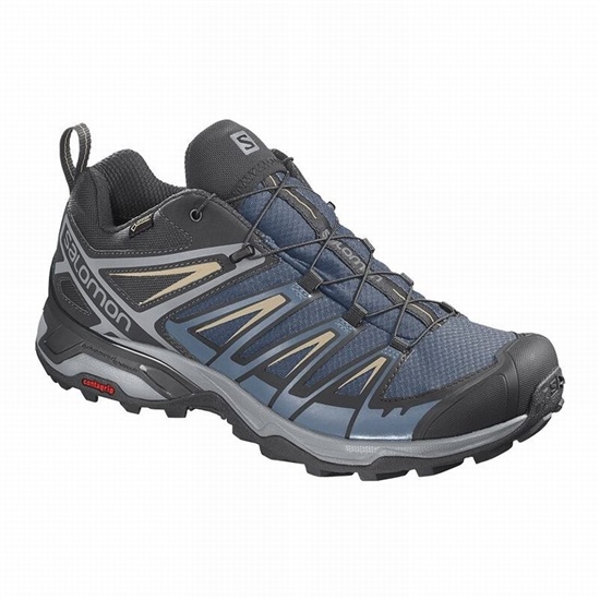 Salomon X ULTRA 3 GORE-TEX Turisticke Topanky Panske Námornícka Modrá / Modre | 36295KCFD