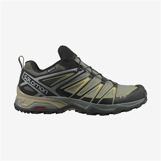 Salomon X ULTRA 3 GORE-TEX Turisticke Topanky Panske Zlate | 38697NSZD