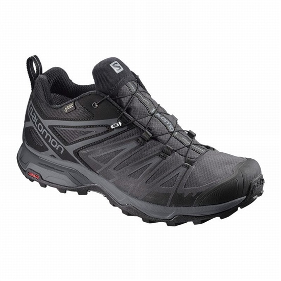 Salomon X ULTRA 3 GORE-TEX Turisticke Topanky Panske Čierne | 42679WJPL