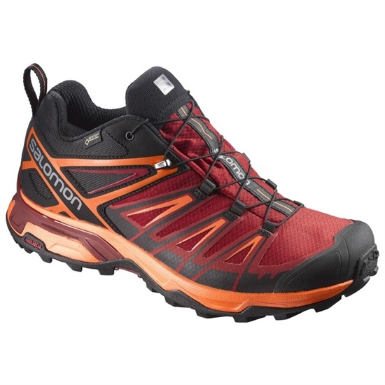 Salomon X ULTRA 3 GTX Turisticke Topanky Panske Červené / Oranžové | 18350JSNR