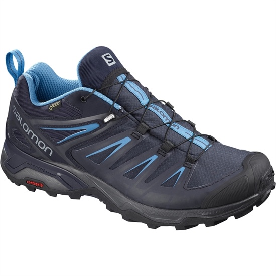 Salomon X ULTRA 3 GTX Turisticke Topanky Panske Čierne / Modre | 64985JVFC