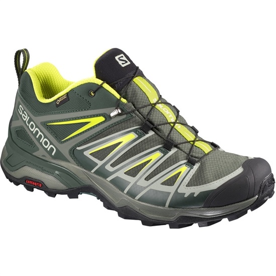 Salomon X ULTRA 3 GTX Turisticke Topanky Panske Olivovo Zelená / Čierne | 85261VXHO