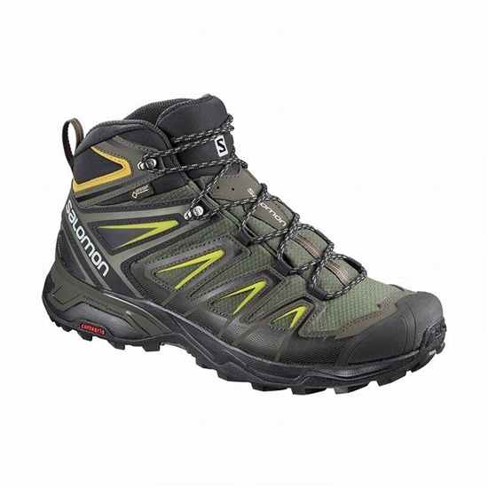 Salomon X ULTRA 3 MID GORE-TEX Turisticke Topanky Panske Siva / Čierne | 45691CXSN