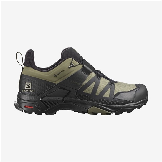 Salomon X ULTRA 4 GORE-TEX Turisticke Topanky Panske Zelene | 78932VIQY