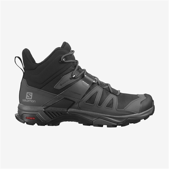 Salomon X ULTRA 4 MID GORE-TEX Turisticke Topanky Panske Čierne | 16073ZAHG