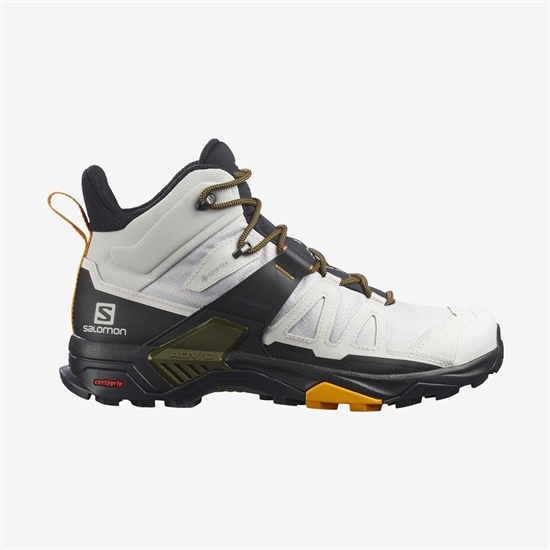 Salomon X ULTRA 4 MID GORE-TEX Turisticke Topanky Panske Sliver | 32901QKHS