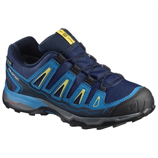 Salomon X-ULTRA GTX J Turisticke Topanky Detske Námornícka Modrá / Čierne | 28537IPDV
