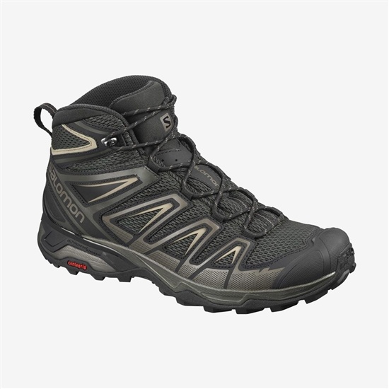 Salomon X ULTRA MID 3 AERO Turisticke Topanky Panske Čierne | 27018FJIV